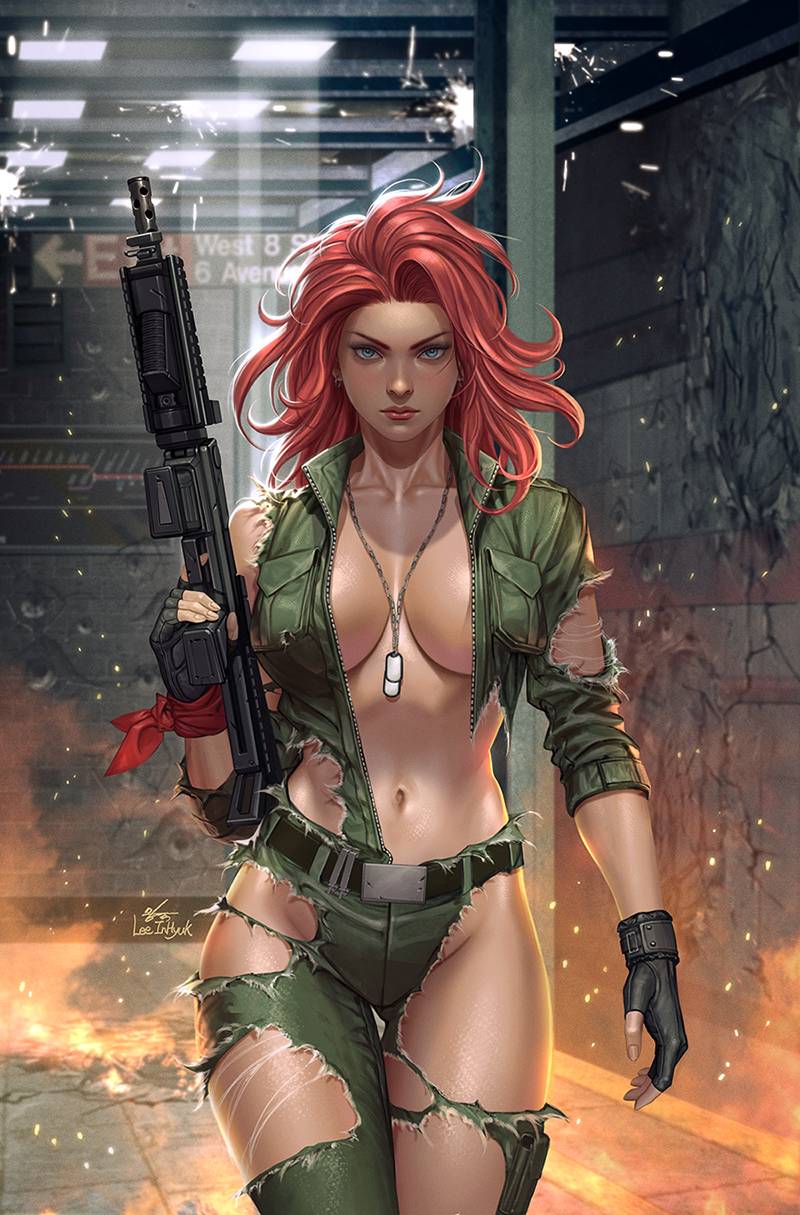 HEAT SEEKER EXPOSED GUN HONEY SERIES #2 CVR F LEE VIRGIN FOI - PRE ORDER/ÖN SİPARİŞ [APR25]