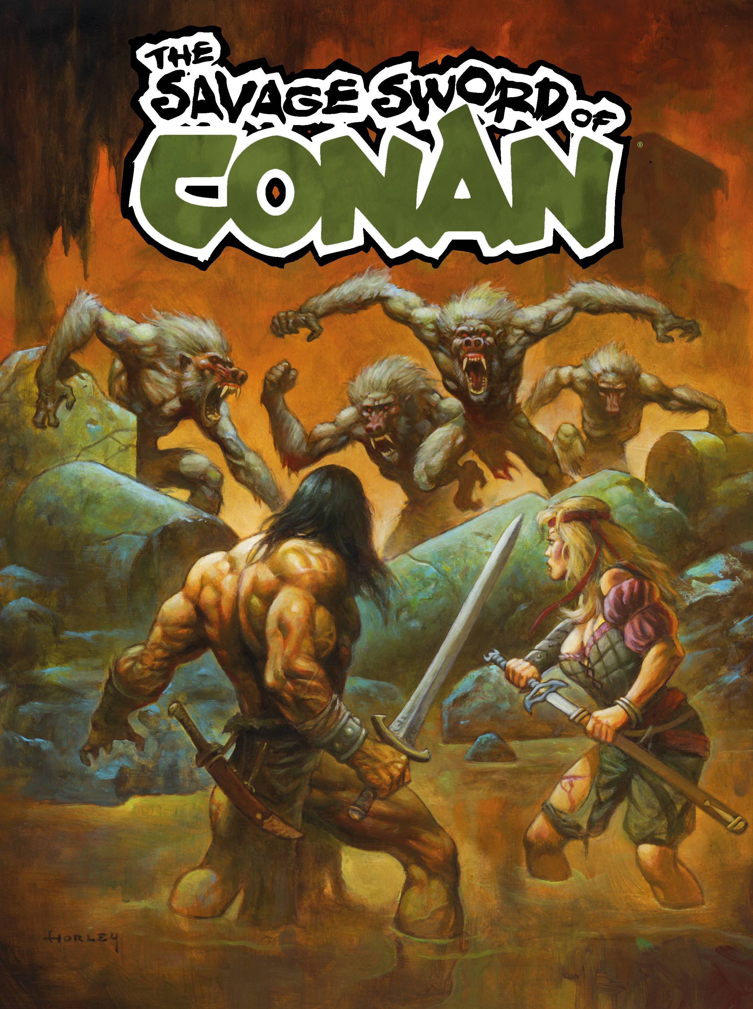 SAVAGE SWORD OF CONAN #9 CVR B HORLEY - PRE ORDER/ÖN SİPARİŞ [APR25]