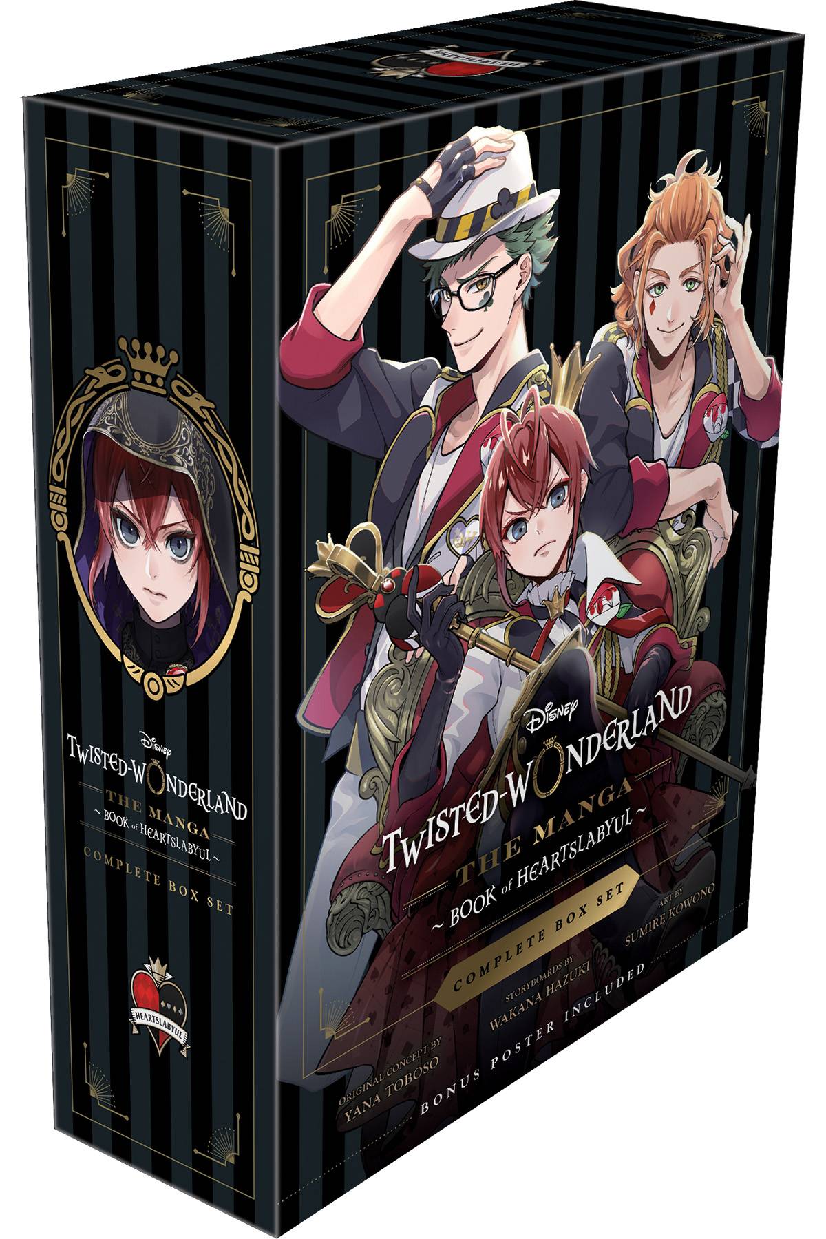 DISNEY TWISTED WONDERLAND HEARTSLABYUL GN BOX SET VOL 1 - 4 - PRE ORDER/ÖN SİPARİŞ [JUL25]