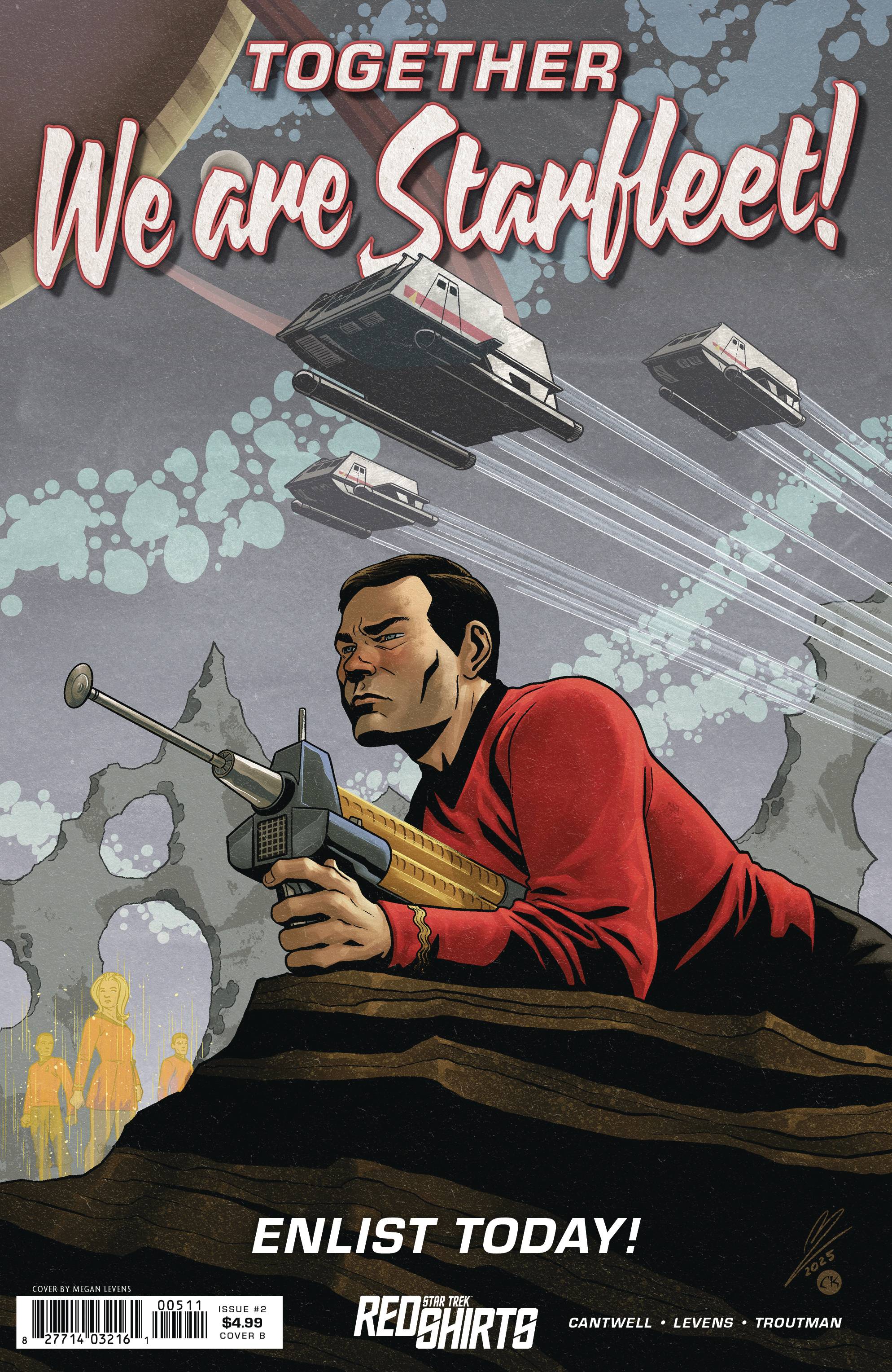 STAR TREK RED SHIRTS #2 CVR B LEVENS - PRE ORDER/ÖN SİPARİŞ [JUN25]