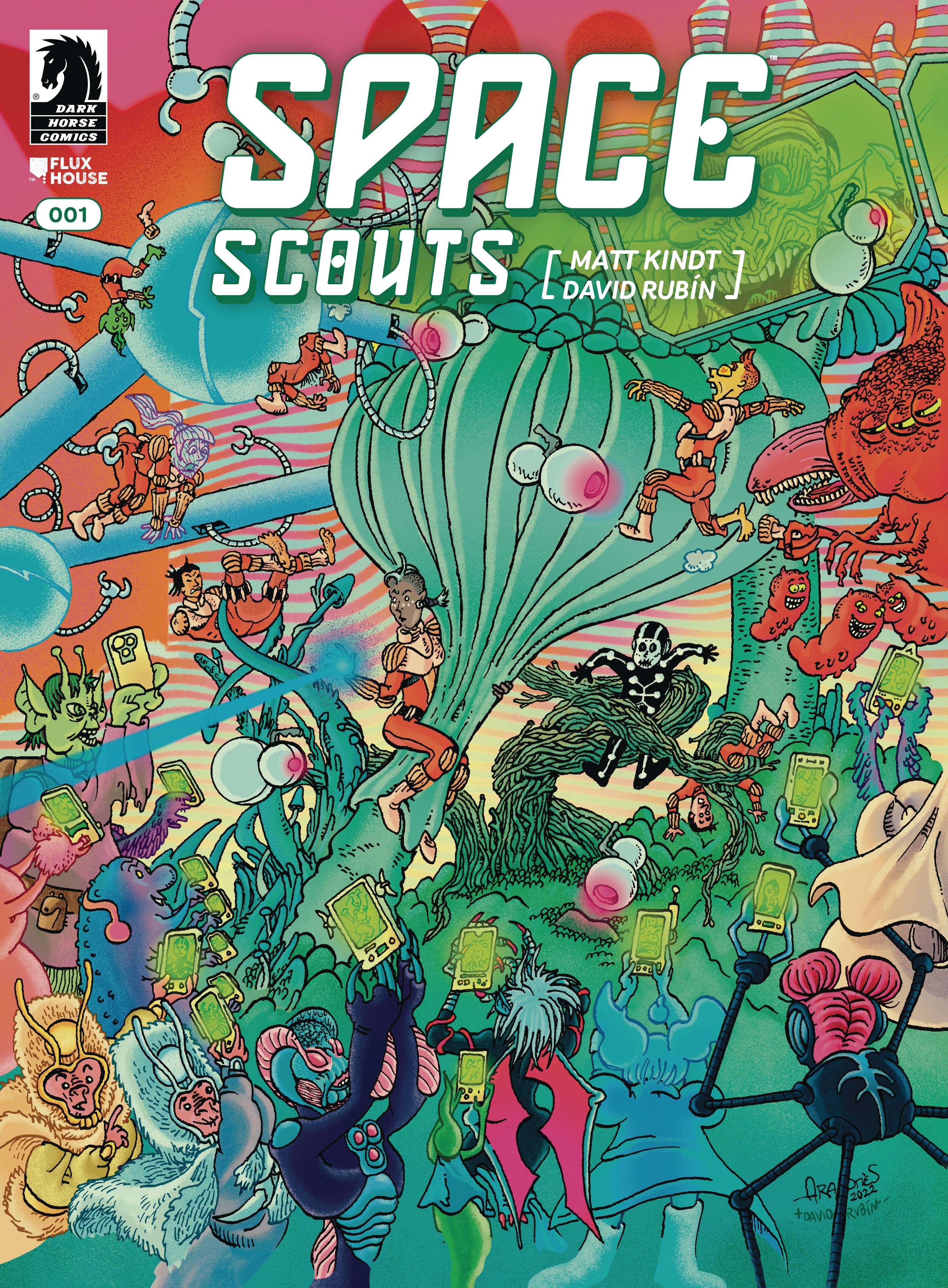 SPACE SCOUTS #1 CVR B ARAGONES - PRE ORDER/ÖN SİPARİŞ [JUN25]