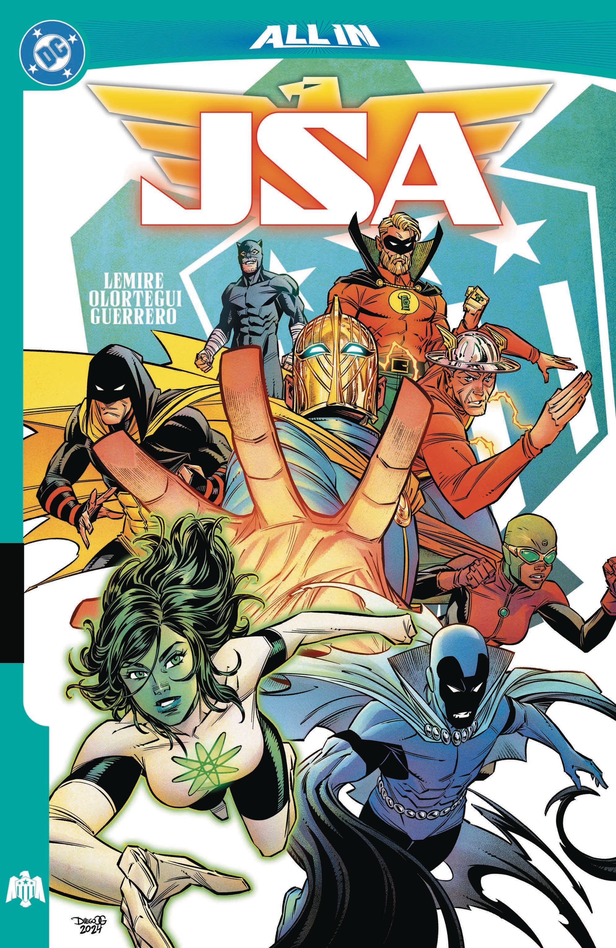 JSA (2024) TP VOL 01 INFINITY INC VS THE JUSTICE SOCIETY - PRE ORDER [FOC 07.06]