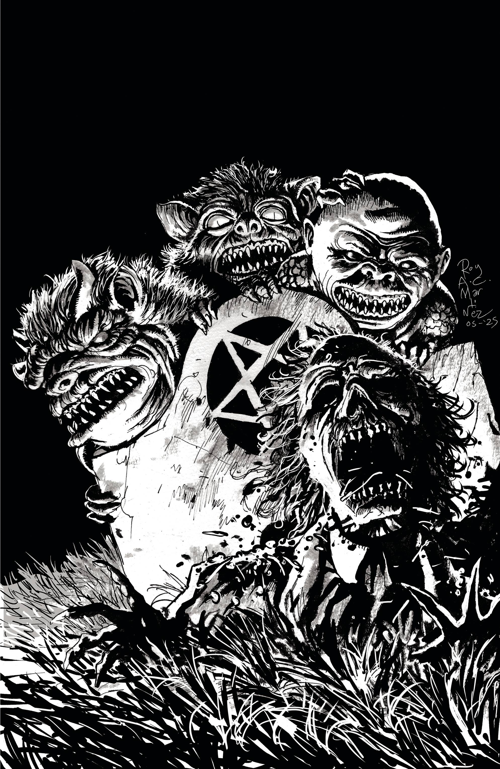 GHOULIES #1 CVR E B&W LTD ED 1/350 - PRE ORDER/ÖN SİPARİŞ [JUL25]