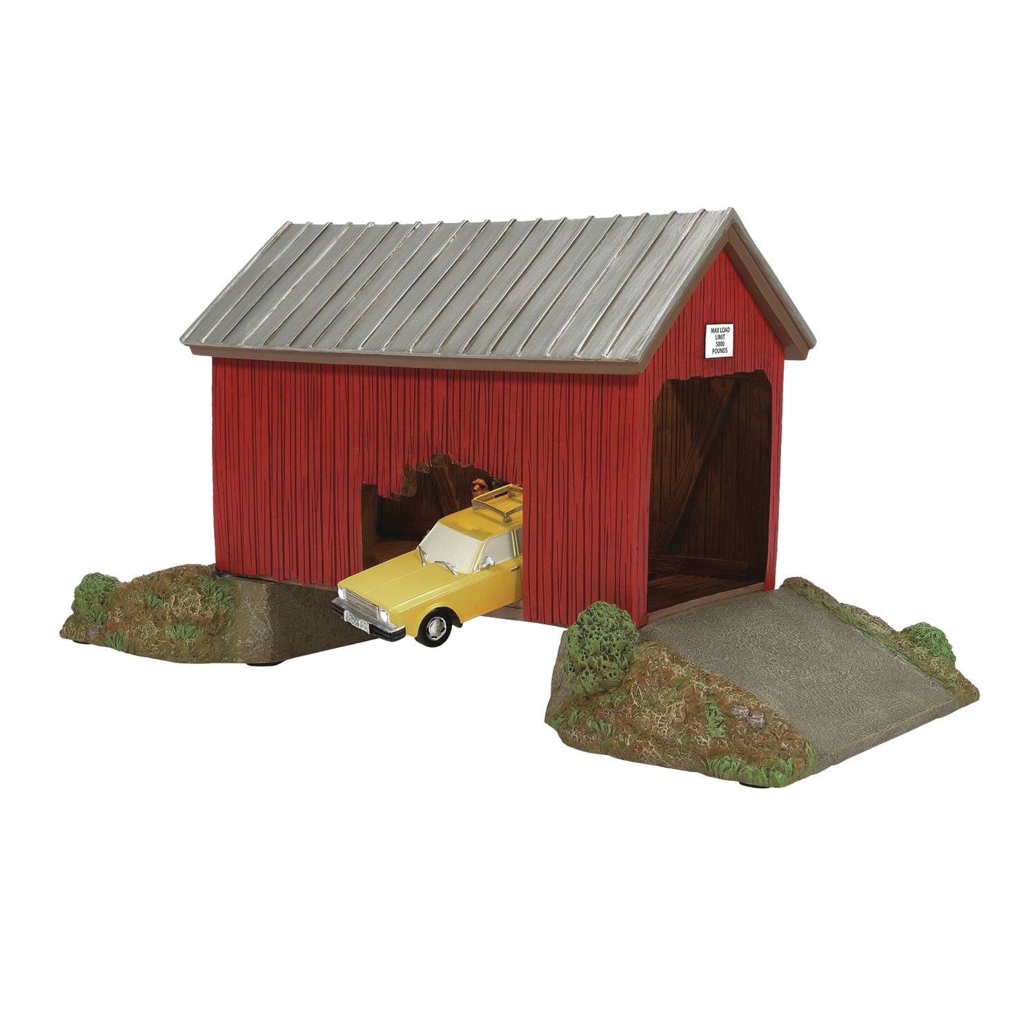 D56 BEETLEJUICE WINTER RIVER BRIDGE 6IN LIGHT UP STATUE (NET