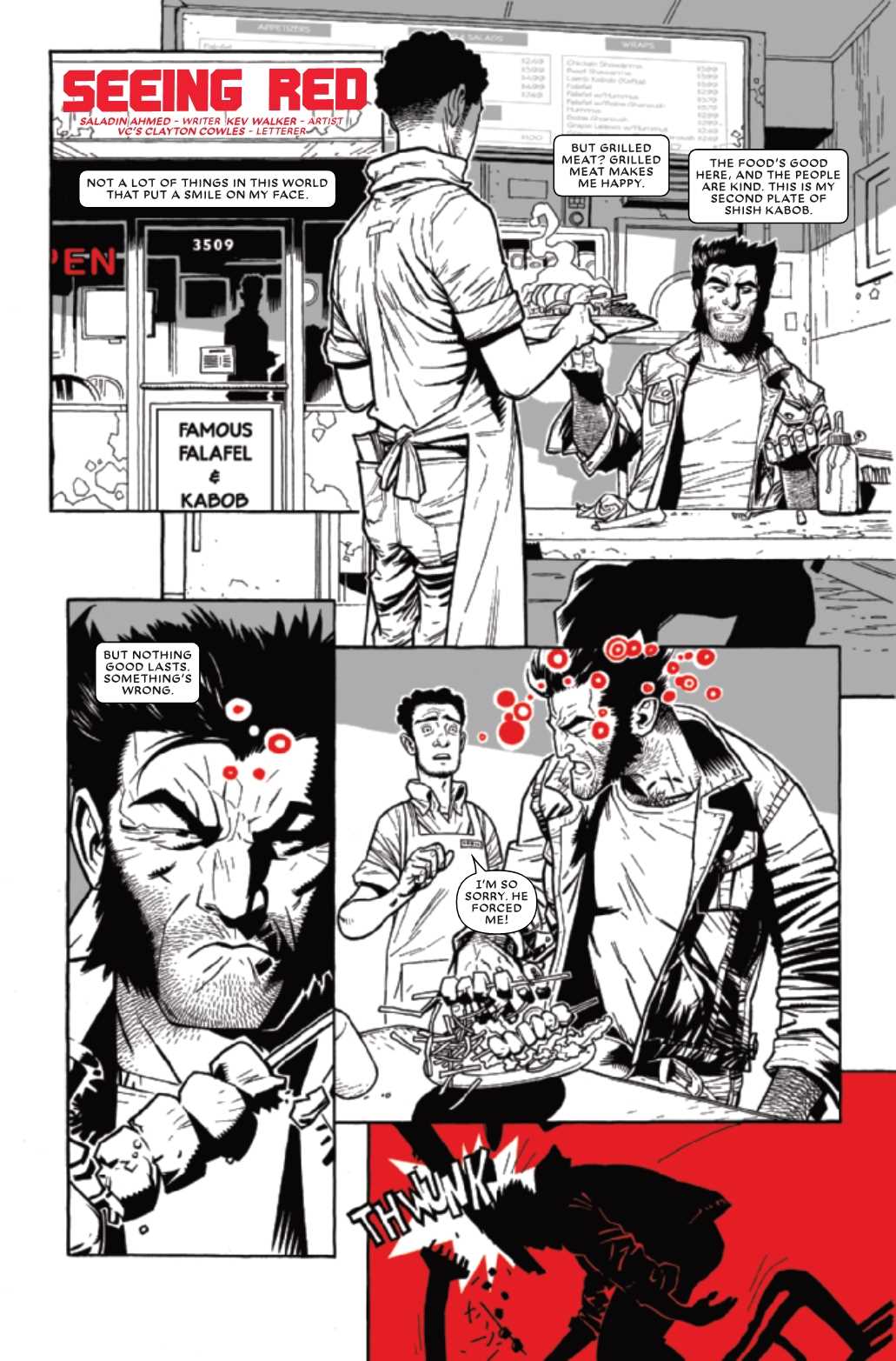 WOLVERINE BLACK WHITE BLOOD #2 (OF 4)