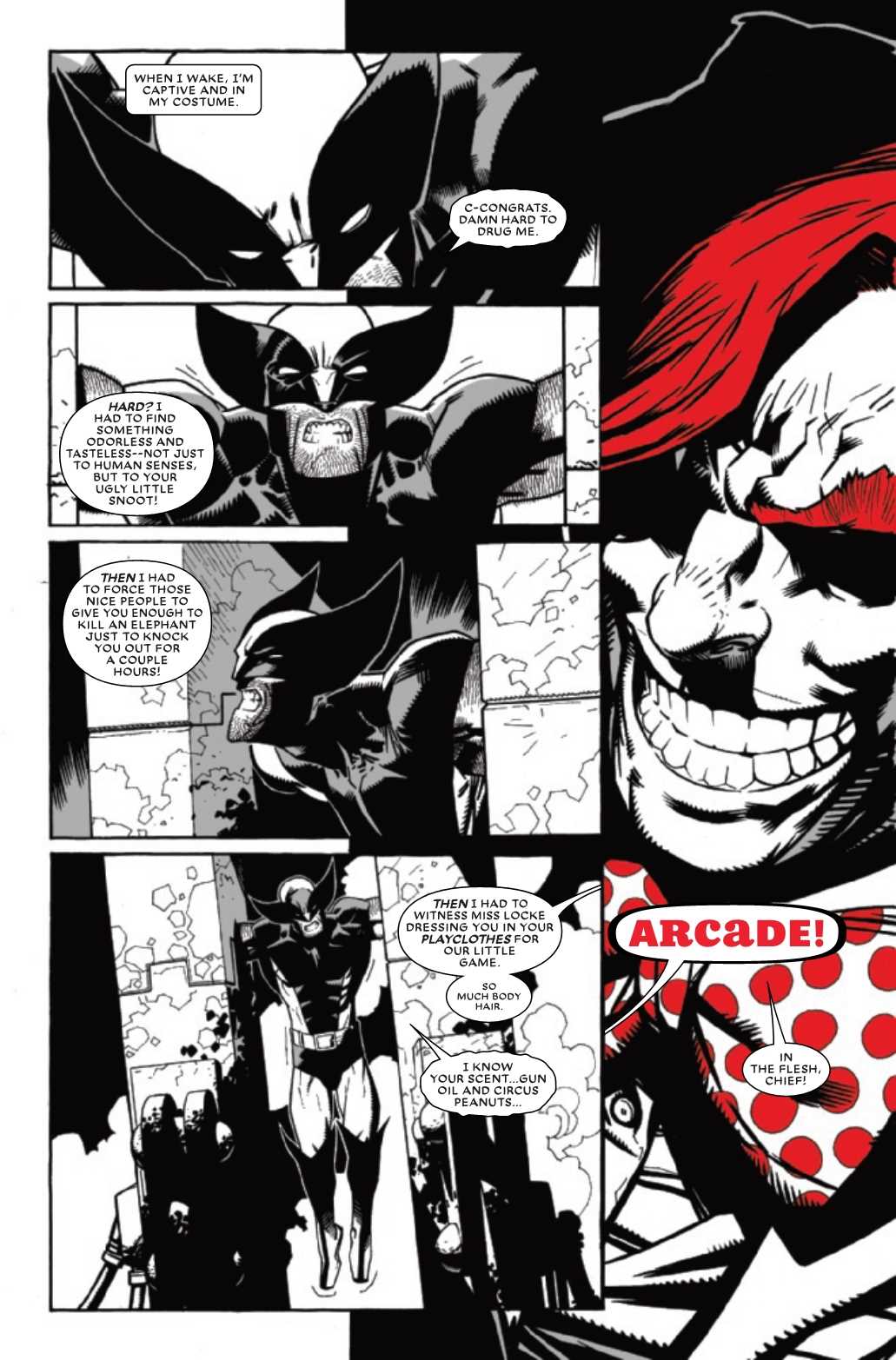 WOLVERINE BLACK WHITE BLOOD #2 (OF 4)
