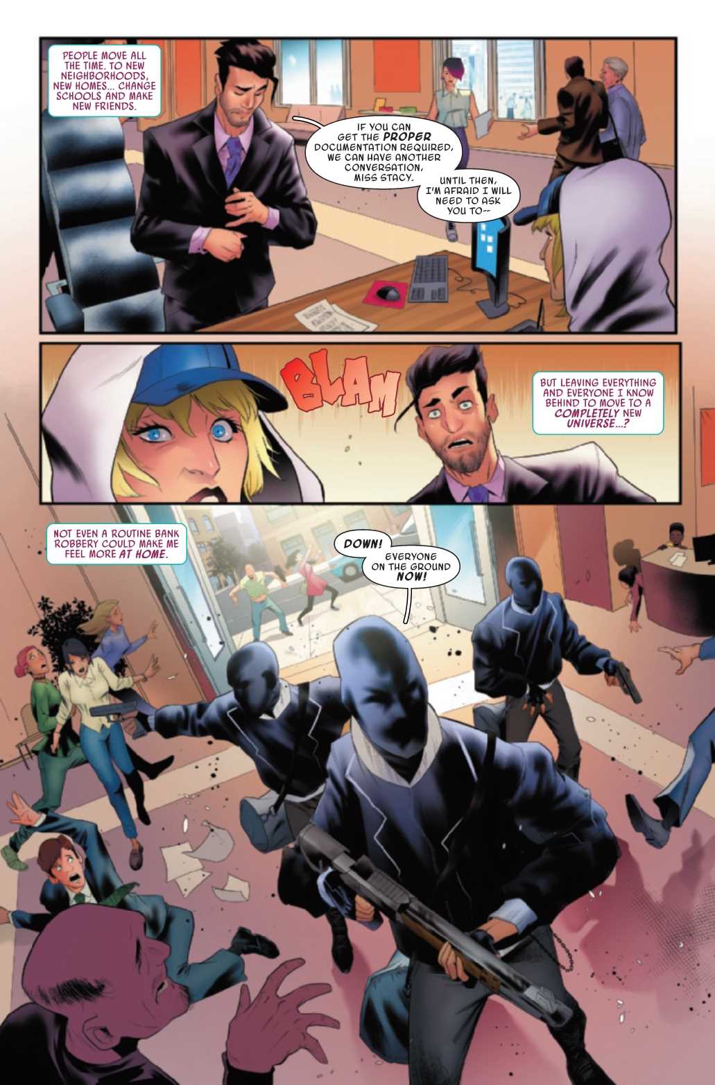 SPIDER-GWEN THE GHOST-SPIDER #1 PABLO VILLALOBOS VAR