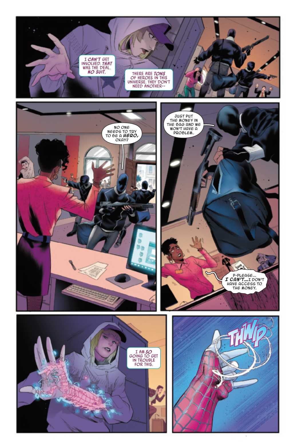 SPIDER-GWEN THE GHOST-SPIDER #1 PABLO VILLALOBOS VAR