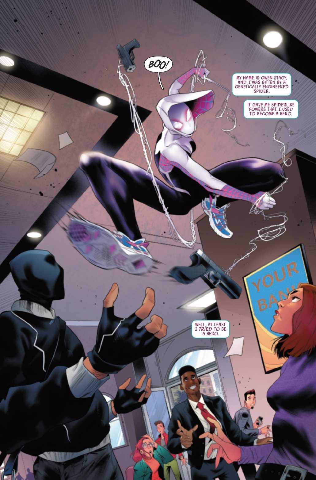SPIDER-GWEN THE GHOST-SPIDER #1 PABLO VILLALOBOS VAR