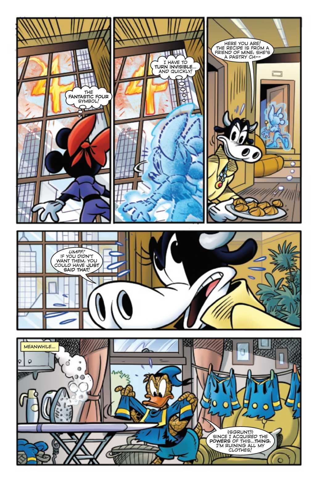WHAT IF MICKEY & FRIENDS BECAME FANTASTIC FOUR #1 ZULLO VAR