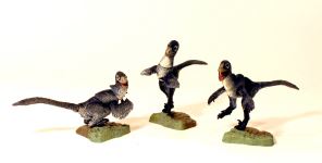 Page 1 for BEASTS OF MESOZOIC RAPTOR SERIES BLACK NESTLINGS 1/6 AF SET