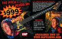 FAMOUS MONSTERS VINCENT PRICE ELECTRIC GUITAR & CASE Thumbnail