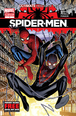 Spider-Men #1 2nd Ptg. Variant