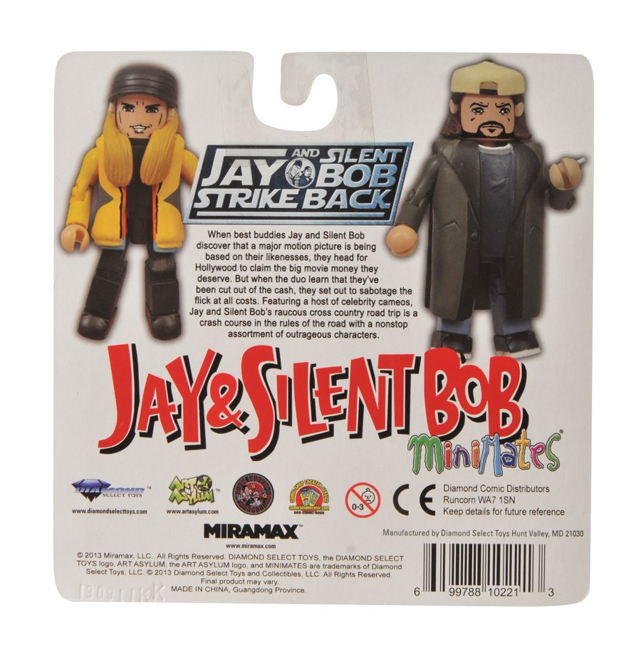 Jay & Silent Bob Strike Back Minimates 2 Pack Diamond Select NEW 