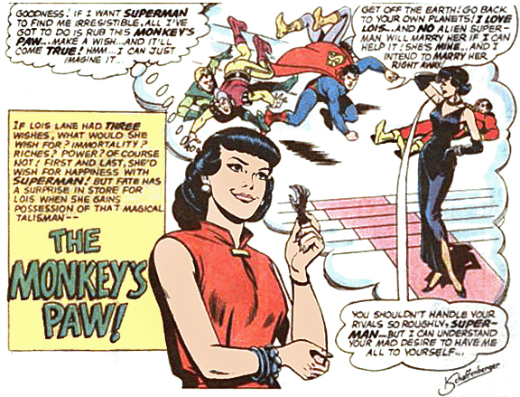 Lois imagines a love obsessed Superman brawling with a number of suitors to...