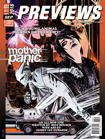 Back Cover -- DC Entertainment's Mother Panic