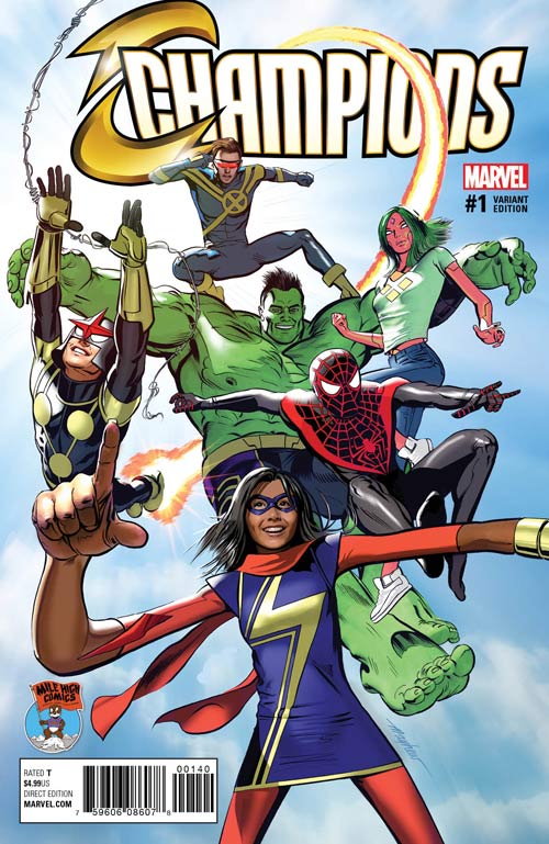 Marvel Unveils Custom Variant Covers For Champions ...