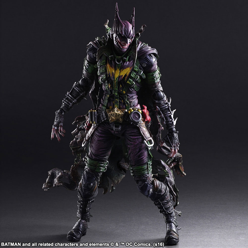 DC COMICS Play Arts Kai Rogues Gallery Joker Batman Action Figure Doll Decor 
