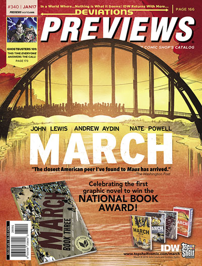 Back Cover -- IDW Publishing's March Trilogy
