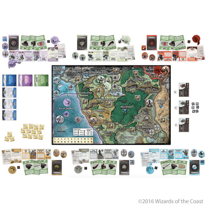 NEW Dungeons and Dragons Assault of the Giants Board Game Wizkids
