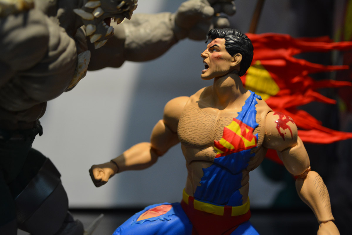 Doomsday Battles Superman In Death of Superman Deluxe 2-Pack - Previews World