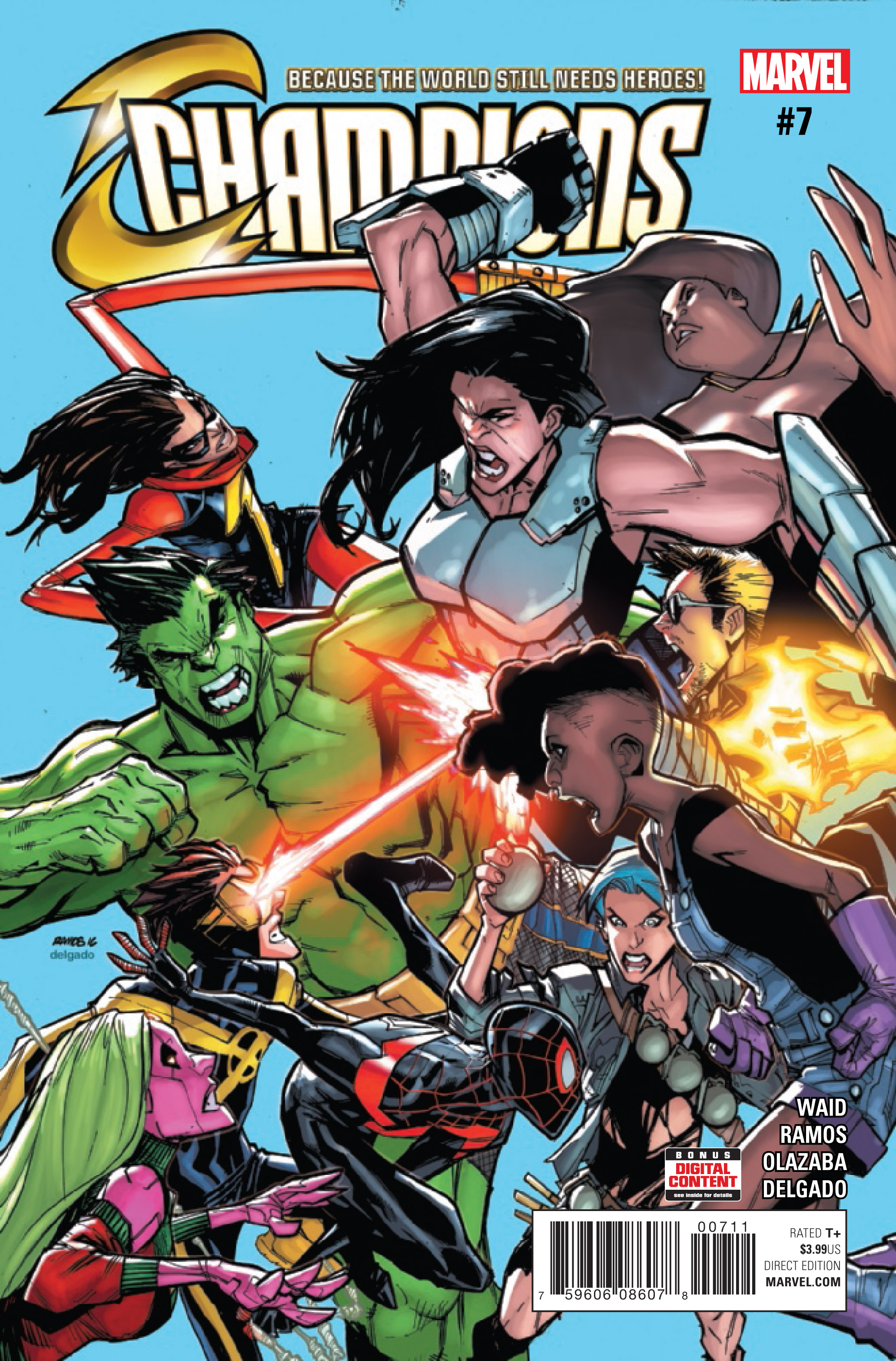 Exclusive Marvel PREVIEWS Prevue Champions 7 Previews World
