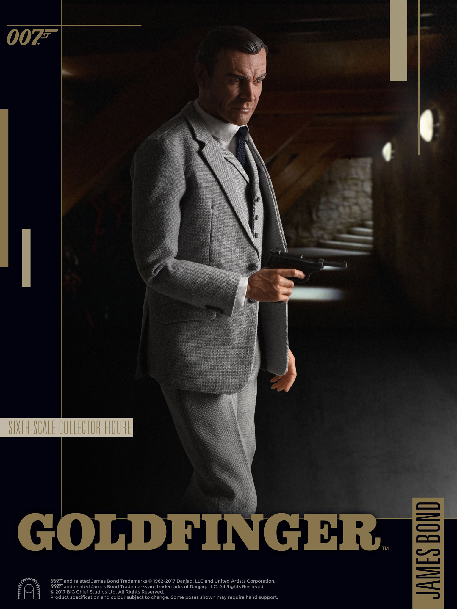 Goldfinger Collection Of James Bond Figures Coming From BIG
