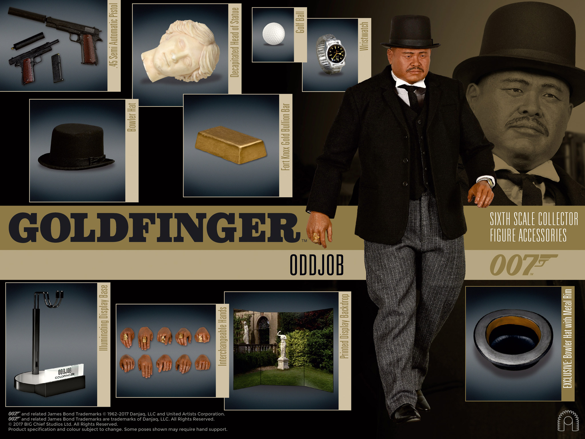 【絶版希少】James Bond & Oddjob 007 Goldfinger 4905_pd1906005_1.jpg