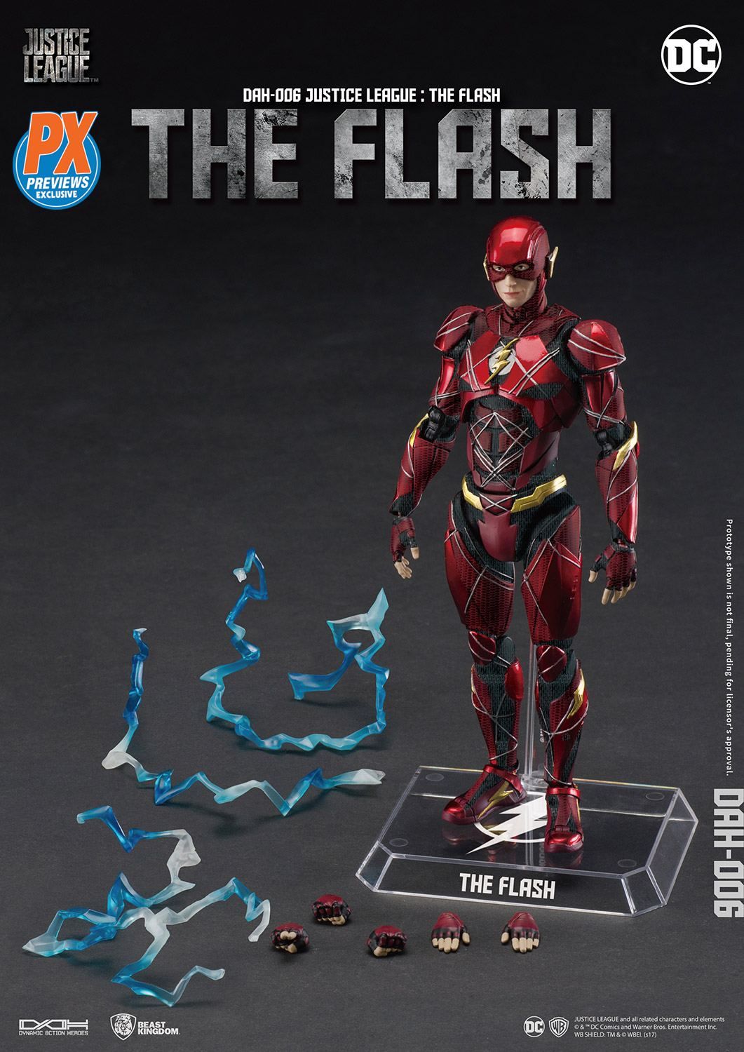 PX Exclusive BEAST KINGDOM Justice League DAH-010 DYNAMIC 8-CTION CYBORG Figure 