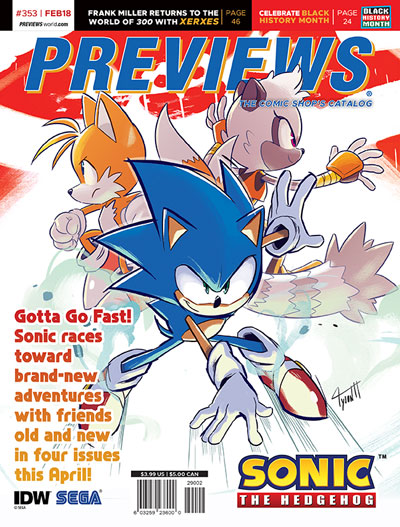 Back Cover -- IDW Publishing's Sonic the Hedgehog #1