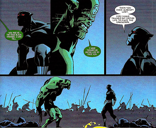 T'Challa stares down an alien invasion. Art Jefte Palo. Words by Jason Aaron. T'Challa stares down an alien invasion. Art Jefte Palo. Words by Jason Aaron.