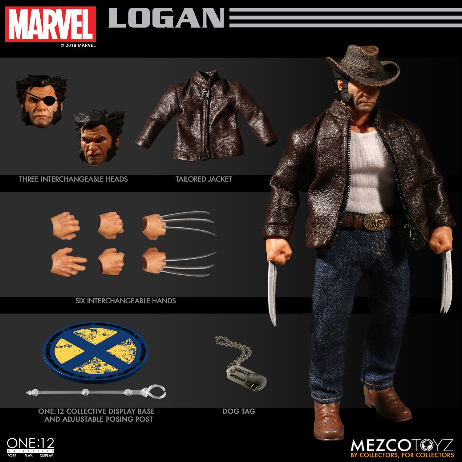 Mezco Reveals One:12 Collective Logan Action Figure - Previews World