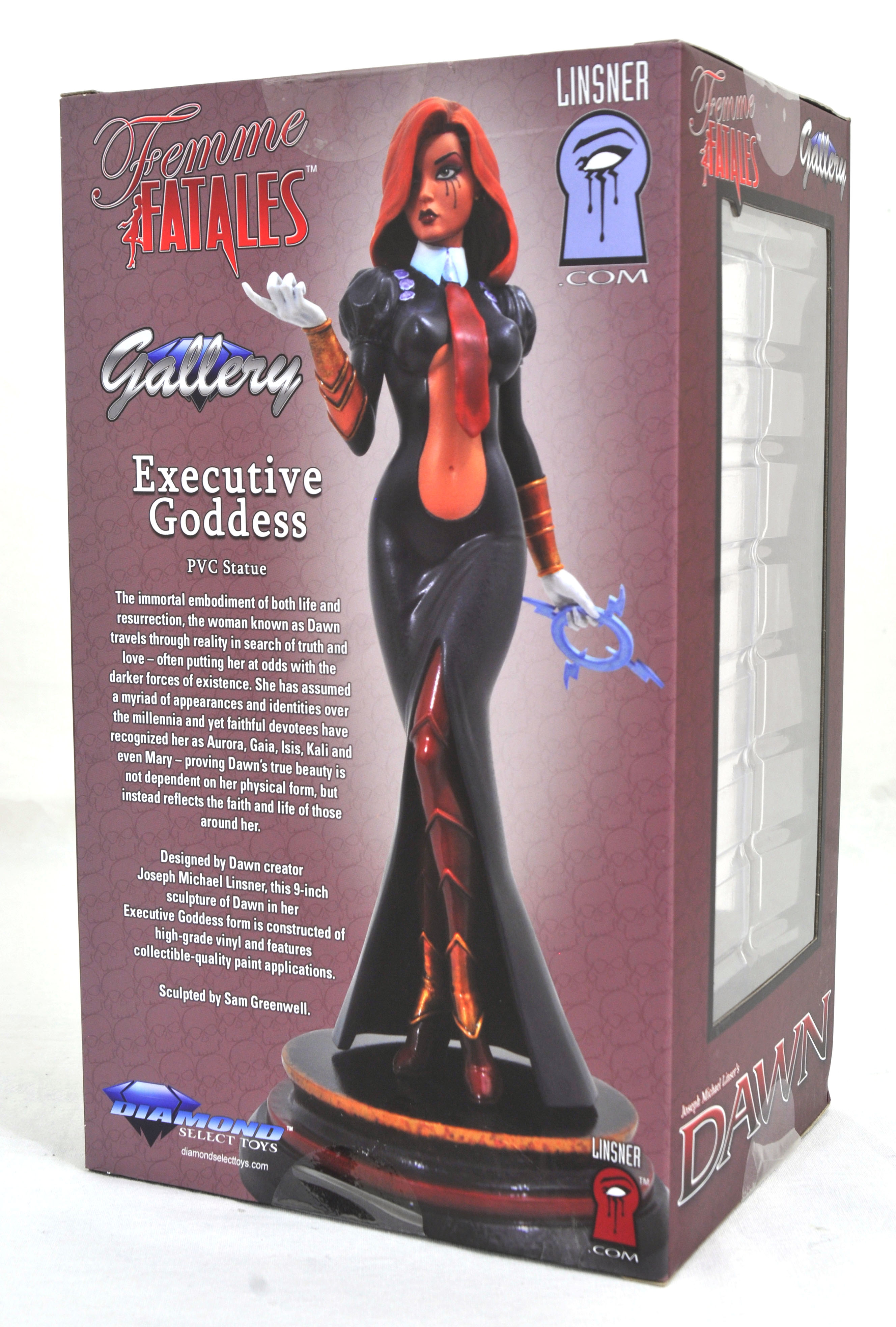 DIAMOND SELECT TOYS Femme Fatales Dawn Executive Goddess PVC Vinyl Figure 