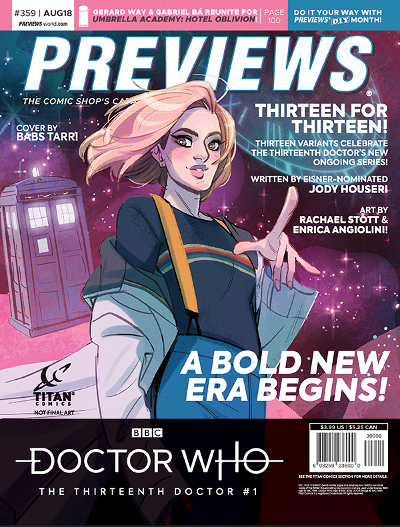 Back Cover -- Titan Comics' Doctor Who: The Thirteenth Doctor #1