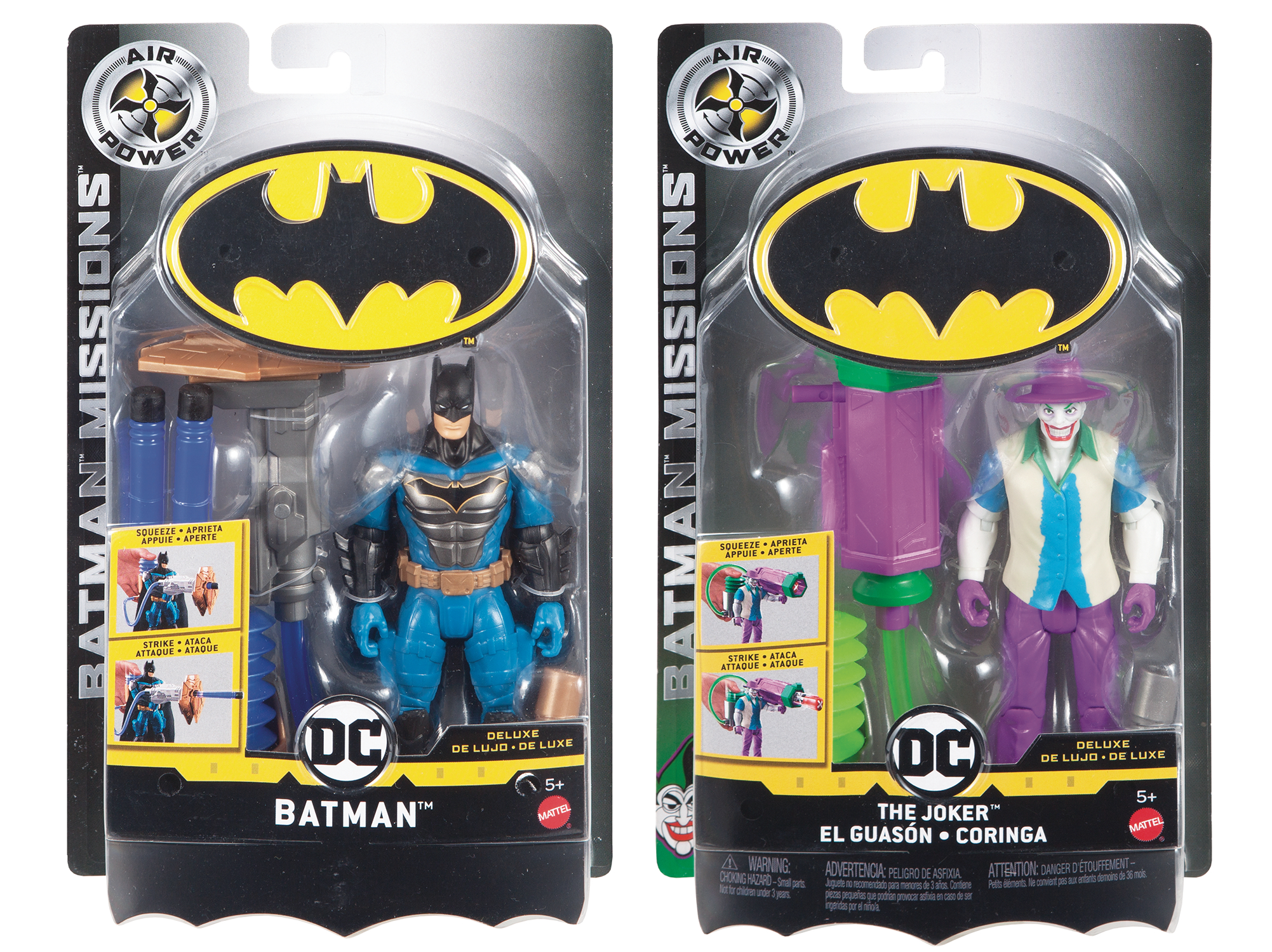 Batman Missions DC 6 Inch Action Figures5 Figure Set The Joker Grey Suit for sale online 