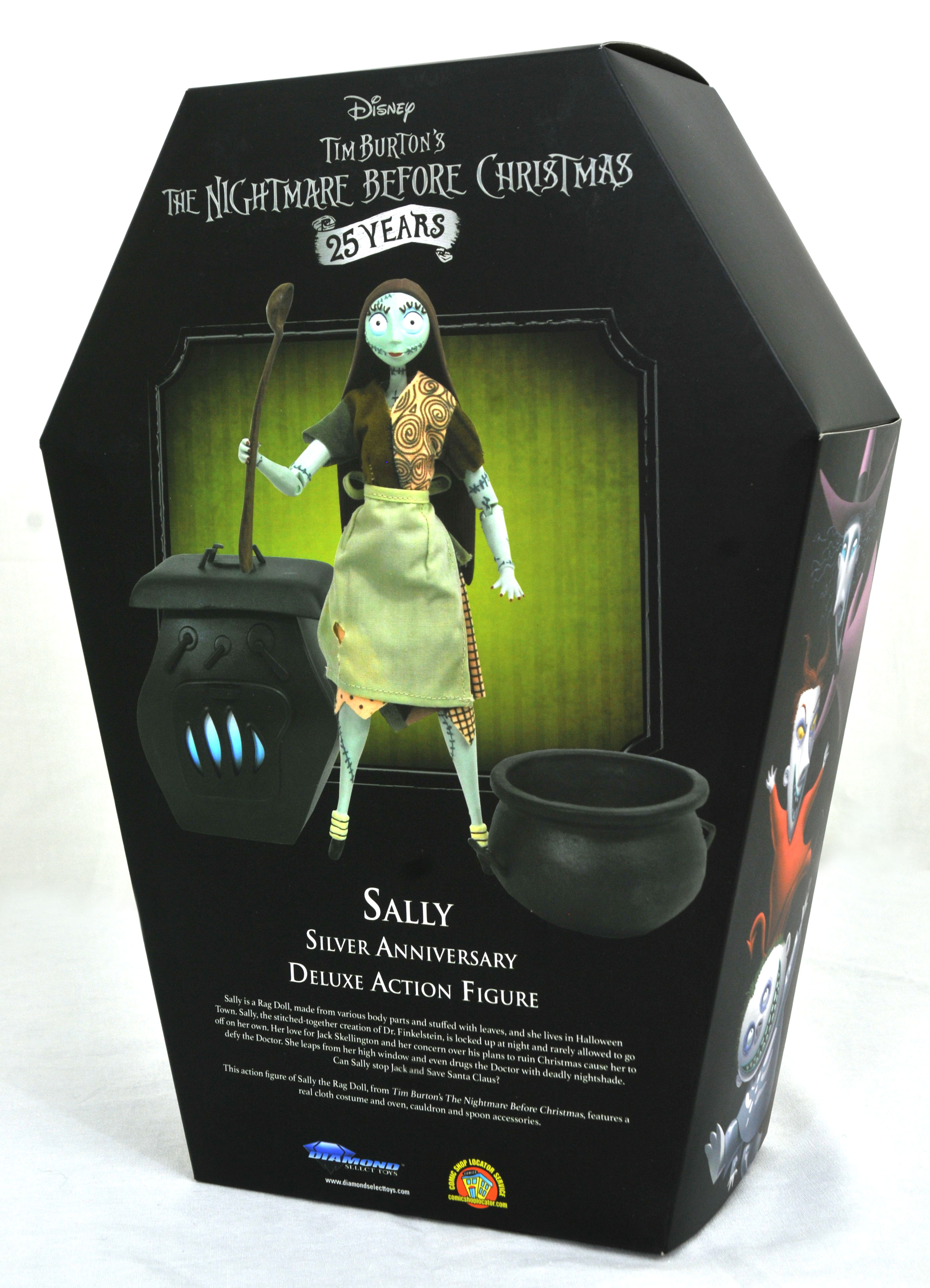 jack and sally coffin dolls