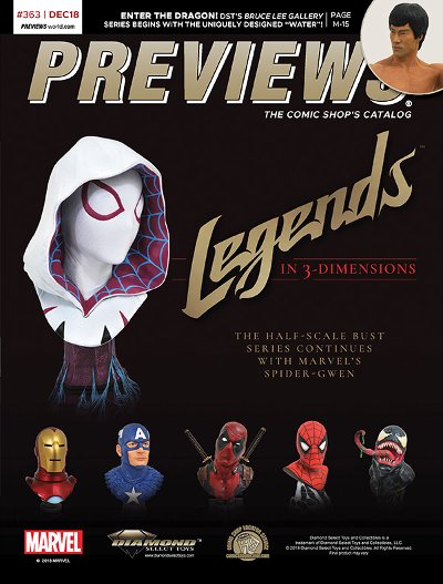 Front Cover -- Diamond Select Toys' Legends in 3-Dimensions Busts