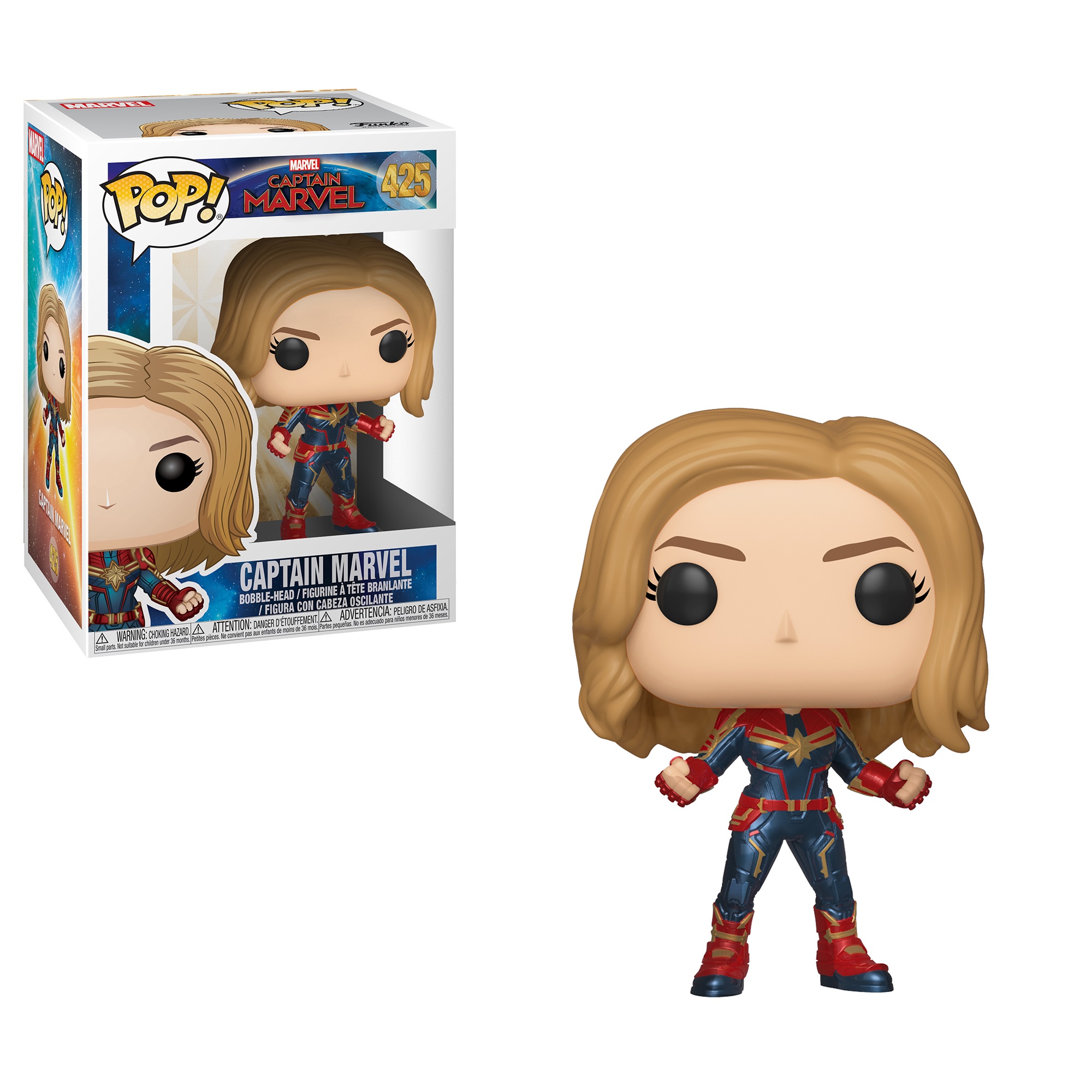 funko pop captain marvel black light