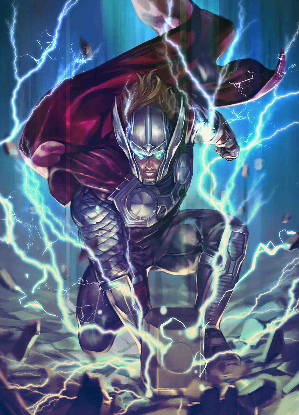 promo Arthur Adams War of the Realms Calendar 2019  Marvel 
