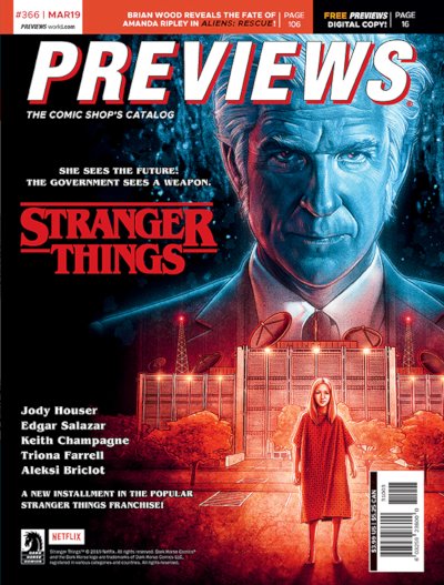 Back Cover -- Dark Horse Comics' Stranger Things: Six