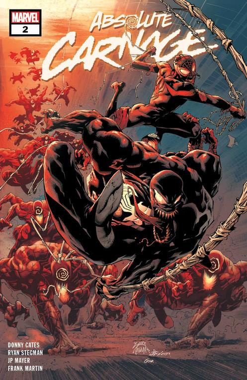 5X ABSOLUTE CARNAGE #1 RYAN STEGMAN COVERS LOT 5 DONNY CATES MARVEL COMICS 2019 