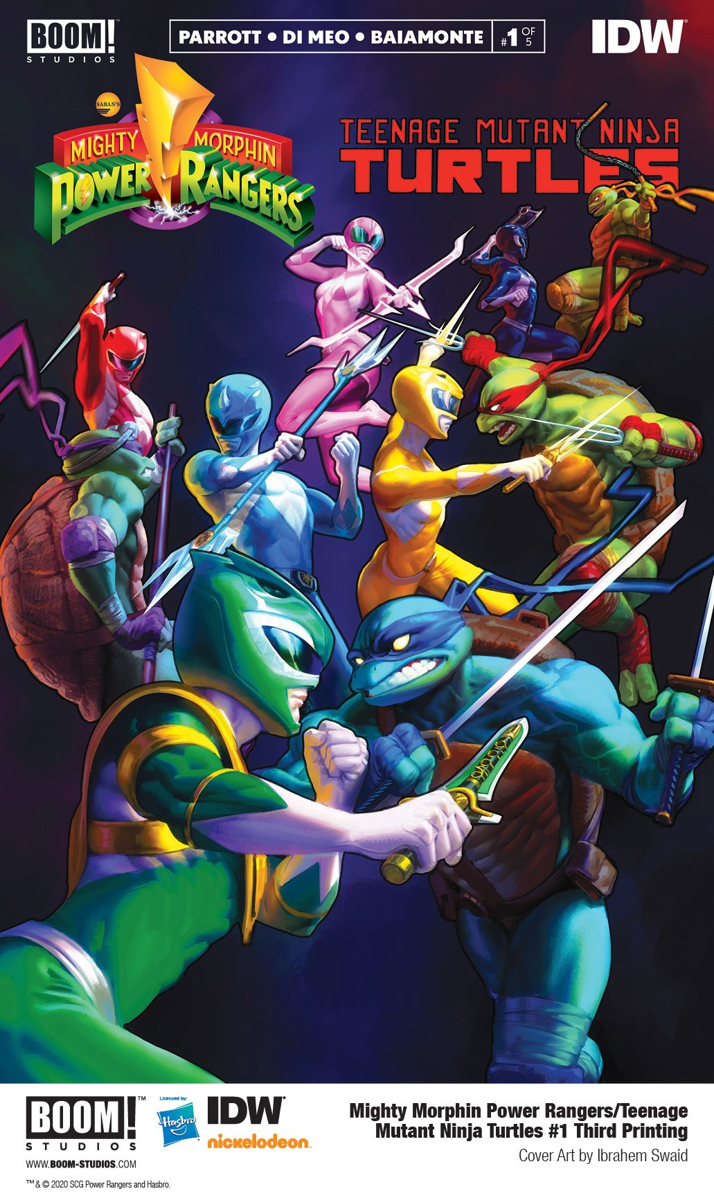 hasbro tmnt power rangers