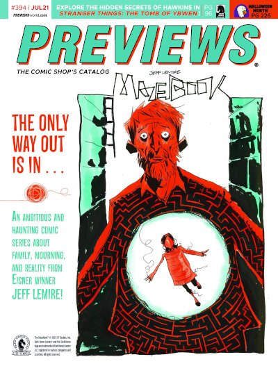 Front Cover -- Dark Horse's The Mazebook