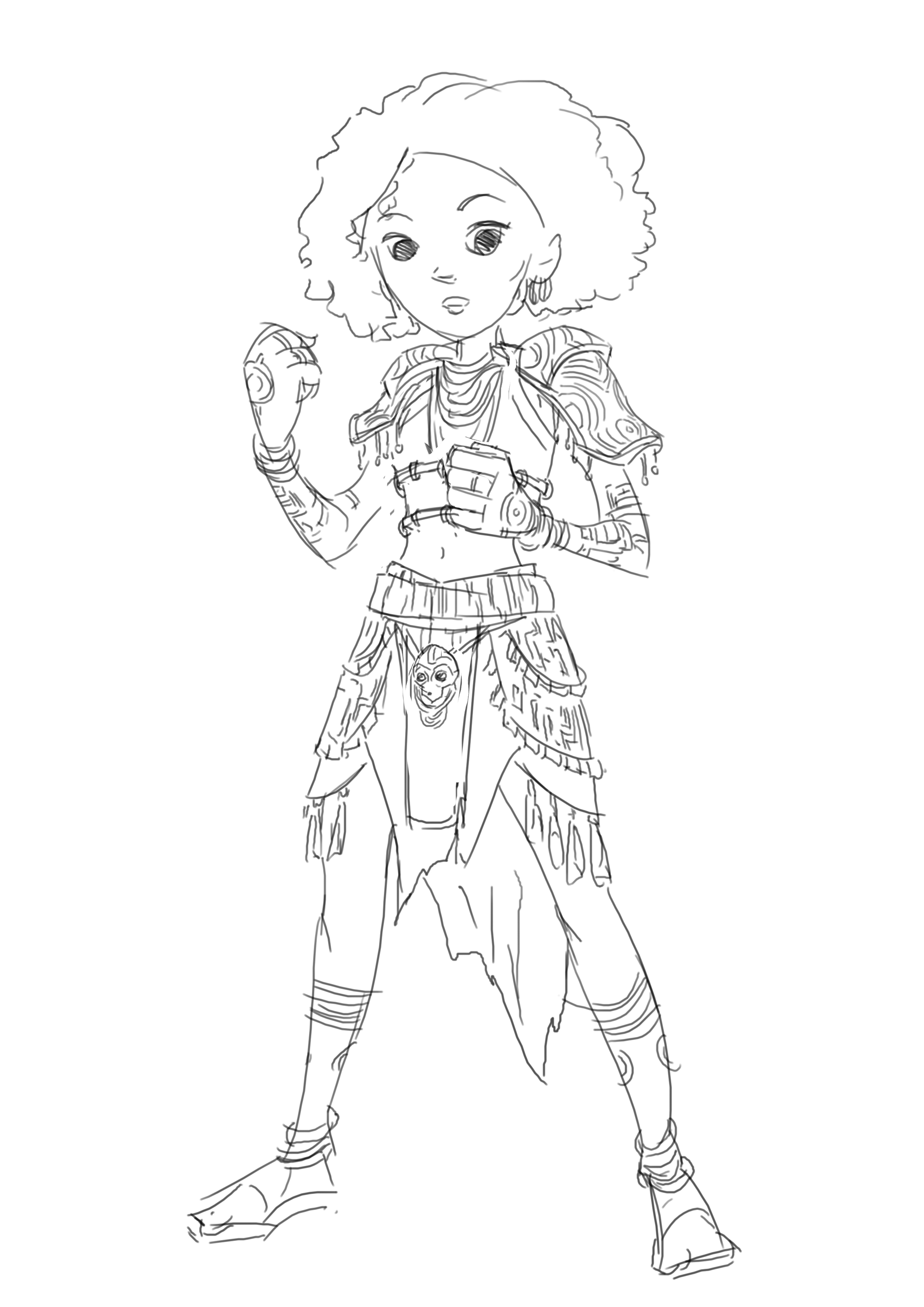 iyanu character design_sketch