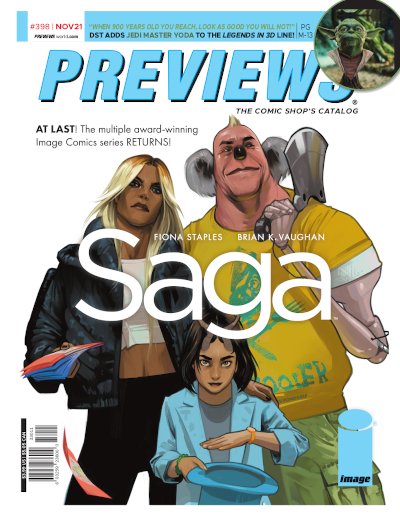 Back Cover - Image Comics, Saga #55