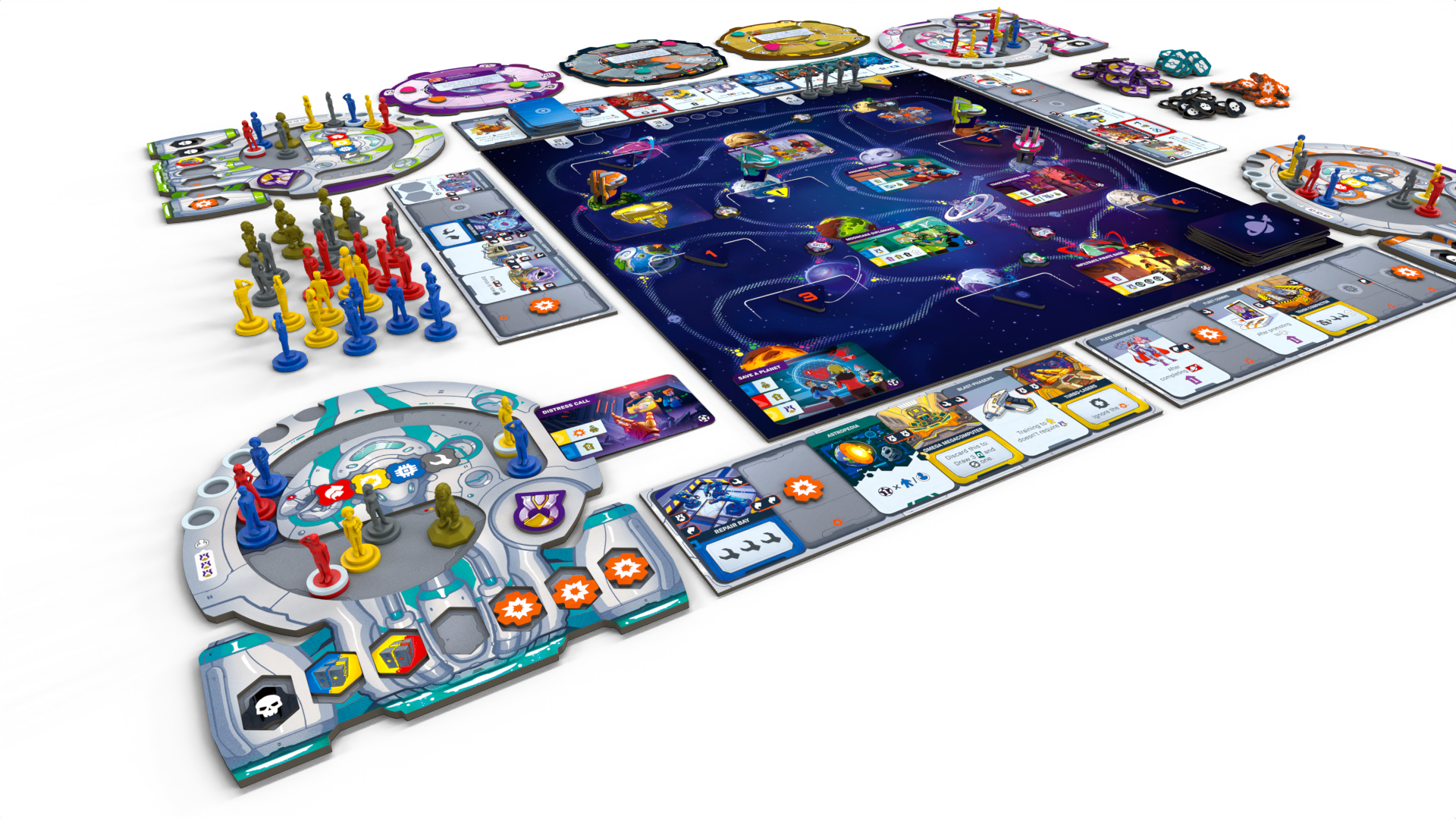 Starship Captains game elements by Czech Games Edition