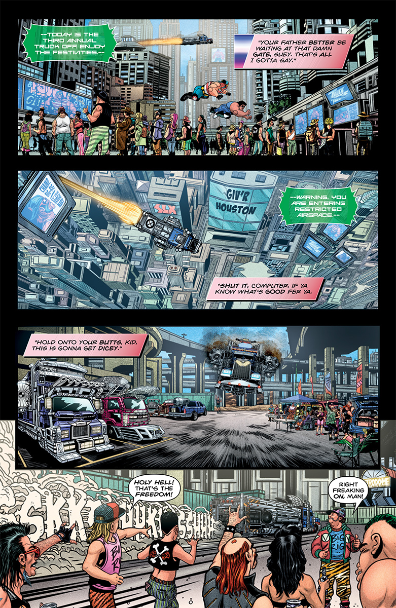 MOTHER TRUCKER from Lethal Comics
