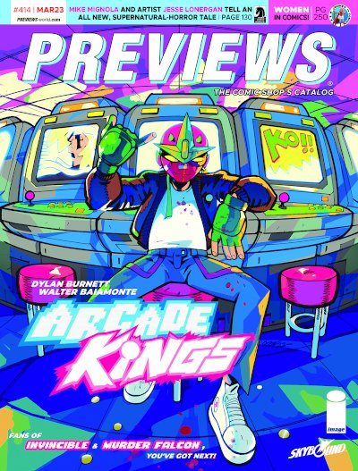 Front Cover - Skybound's Arcade Kings