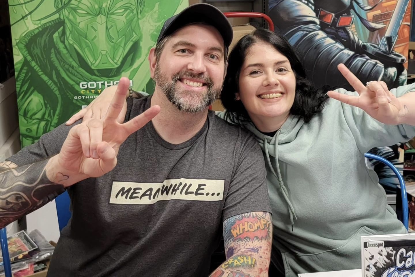 Jonathan Hedrick and Francesca Fantini