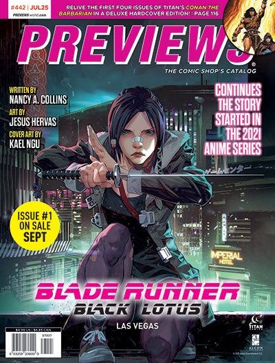 Back Cover - Titan Comics, Blade Runner Black Lotus Las Vegas